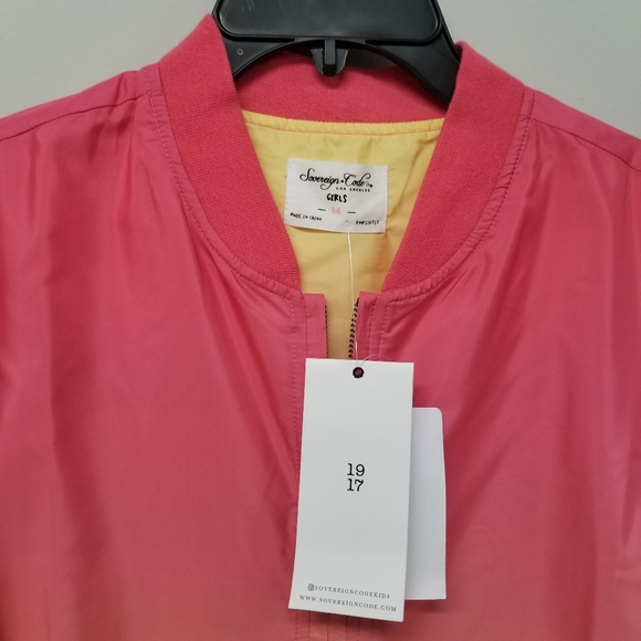 Sovereign Codes Los Angeles Girls sz 14 Ombre Jacket - Picture 2 of 5